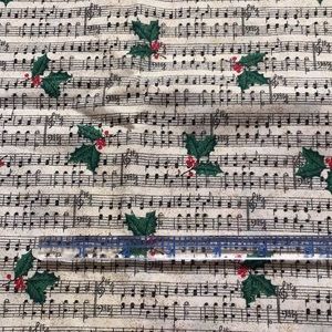 Christmas holiday fabric, perfect for clothing or crafts